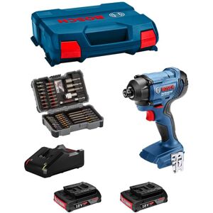 Bosch - Impact Driver gdr 18V-160 (2 x 2,0 Ah + gal 18V-40 + L-Case) + Set of 43 screwdriver bits Bosch - Impact Driver gdr 18V-160 (2 x 2,0 Ah + gal 18V-40 + L-Case) + Set of 43 screwdriver bits
