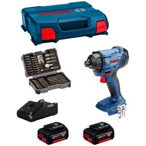 Bosch - Impact Driver gdr 18V-160 (2 x 5,0 Ah + gal 18V-40 + L-Case) + Set of 43 screwdriver bits Bosch - Impact Driver gdr 18V-160 (2 x 5,0 Ah + gal 18V-40 + L-Case) + Set of 43 screwdriver bits