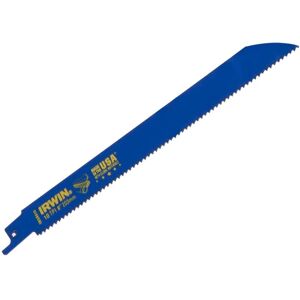 Irwin - Sabre Saw Blade 810R 200mm Metal & Wood Cutting Pack of 5 Irwin - Sabre Saw Blade 810R 200mm Metal & Wood Cutting Pack of 5