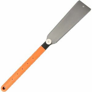 TEHTUY Japanese Double-Edged Hand Saw - Interchangeable Chainsaw with Flexible Blade for Woodworking, Orange TEHTUY Japanese Double-Edged Hand Saw - Interchangeable Chainsaw with Flexible Blade for Woodworking, Orange