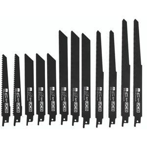 JCB TOOLS Jcb 12 Piece Reciprocating Saw Blade Set bim Blades JCB TOOLS Jcb 12 Piece Reciprocating Saw Blade Set bim Blades