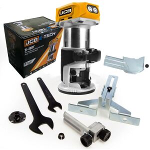 JCB - 18RT-B 18V Cordless Brushless Laminate Router Trimmer Base Bare + Guide JCB - 18RT-B 18V Cordless Brushless Laminate Router Trimmer Base Bare + Guide