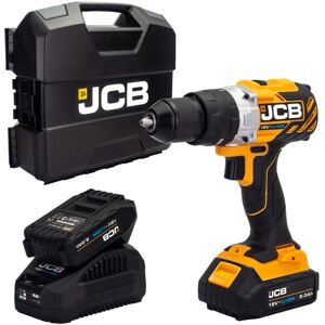 Jcb Tools - jcb 18V b/l Combi Drill 2x2.0Ah Lithium-Ion Battery and 2.4A Charger in W-Boxx 136 Jcb Tools - jcb 18V b/l Combi Drill 2x2.0Ah Lithium-Ion Battery and 2.4A Charger in W-Boxx 136