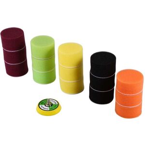 SNQ Jeffergarden 16-piece 2" flat sponge polishing pad set for air sander, car polisher, M6X1 thread SNQ Jeffergarden 16-piece 2" flat sponge polishing pad set for air sander, car polisher, M6X1 thread