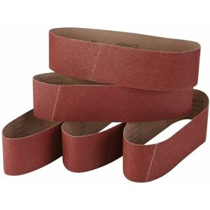 TRIMEC Jeu de 5 bandes abrasives en corindon fin 100 x 915 cm granulométrie 60/80/120/240/320 TRIMEC Jeu de 5 bandes abrasives en corindon fin 100 x 915 cm granulométrie 60/80/120/240/320