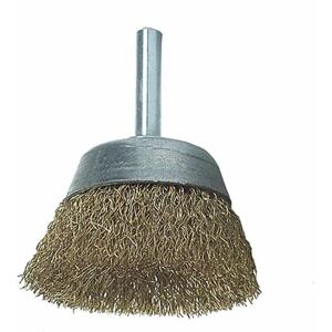Lessmann 430.126.07 Brass Wire Cup Brush - 50mm Diameter Lessmann 430.126.07 Brass Wire Cup Brush - 50mm Diameter