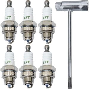 TEHTUY L7T BPMR7A Spark Plug for STIHL 009 010 011 012 015 MS170 MS170C MS171 for Husqvarna 36 41 61 66 136 137 141 142, Replaces BPM7A BM6A RCJ6Y RCJ7Y TEHTUY L7T BPMR7A Spark Plug for STIHL 009 010 011 012 015 MS170 MS170C MS171 for Husqvarna 36 41 61 66 136 137 141 142, Replaces BPM7A BM6A RCJ6Y RCJ7Y