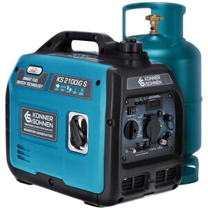 LPG/petrol inverter generator KS 2100iG S Könner & Söhnen, 2000 W / 1800 W, ECONOMY MODE, LED display LPG/petrol inverter generator KS 2100iG S Könner & Söhnen, 2000 W / 1800 W, ECONOMY MODE, LED display
