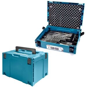 17 Piece sds Plus Drill Bit + Bullet Cold Flat Chisel Set + Makpac 4 Case - Makita 17 Piece sds Plus Drill Bit + Bullet Cold Flat Chisel Set + Makpac 4 Case - Makita