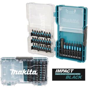 32 Piece Impact Black Screwdriver Bit Set Pozi 50mm 25mm Impact Driver - Makita 32 Piece Impact Black Screwdriver Bit Set Pozi 50mm 25mm Impact Driver - Makita