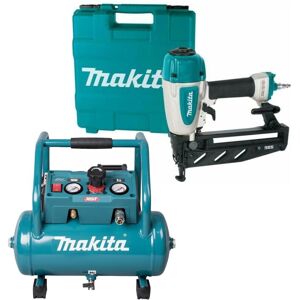 Makita AC001GZ 40V Max Cordless Air Compressor + 16G AF601 Brad Air Pin Nailer Makita AC001GZ 40V Max Cordless Air Compressor + 16G AF601 Brad Air Pin Nailer
