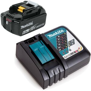 BL1860 18v 6.0ah Lithium Battery BL1860B + DC18RC Fast Charger - Makita BL1860 18v 6.0ah Lithium Battery BL1860B + DC18RC Fast Charger - Makita