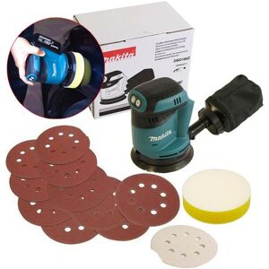 Makita - DBO180Z 18v lxt Random Orbital Polisher Sander 125mm + 10 Sheets + Pad Makita - DBO180Z 18v lxt Random Orbital Polisher Sander 125mm + 10 Sheets + Pad