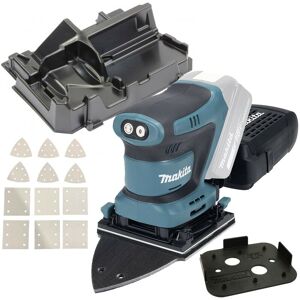 Makita - DBO480Z 18v lxt 114mm 1/4 Sheet Finishing Cordless Palm Sander + Inlay Makita - DBO480Z 18v lxt 114mm 1/4 Sheet Finishing Cordless Palm Sander + Inlay