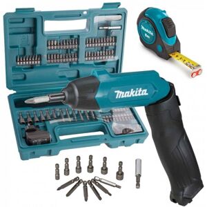 Makita DF001DW 3.6v Cordless Lithium Ion Pencil Screwdriver 81PC Bit Set + Tape Makita DF001DW 3.6v Cordless Lithium Ion Pencil Screwdriver 81PC Bit Set + Tape