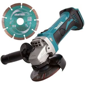 DGA452Z 18v 4.5'' 115mm Angle Grinder Lithium Bare Tool + Diamond Blade - Makita DGA452Z 18v 4.5'' 115mm Angle Grinder Lithium Bare Tool + Diamond Blade - Makita