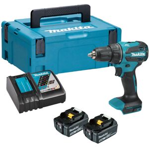 Makita DHP490RTJ 18V LXT Brushless Combi Drill Kit - 2x 5Ah Batteries, Charger & Makpac 2 Case Makita DHP490RTJ 18V LXT Brushless Combi Drill Kit - 2x 5Ah Batteries, Charger & Makpac 2 Case