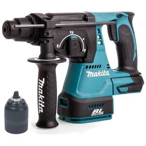Makita DHR242Z 18v LXT SDS Rotary Hammer Drill + Keyless Chuck + Adapter Makita DHR242Z 18v LXT SDS Rotary Hammer Drill + Keyless Chuck + Adapter