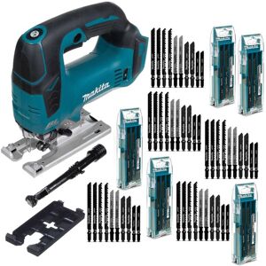 Makita DJV182Z 18v LXT Brushless Top Handle Jigsaw Bare + 56 Blades + Dust Ext Makita DJV182Z 18v LXT Brushless Top Handle Jigsaw Bare + 56 Blades + Dust Ext