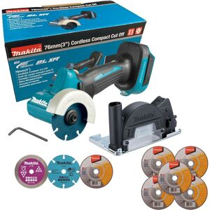 DMC300Z 18V lxt Brushless 76mm Compact Cut Off Saw + 9 Blades Inc Carbide - Makita DMC300Z 18V lxt Brushless 76mm Compact Cut Off Saw + 9 Blades Inc Carbide - Makita