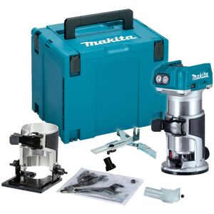 Makita DRT50Z 18V Cordless Brushless Laminate Router Trimmer + Bevel Base + Case Makita DRT50Z 18V Cordless Brushless Laminate Router Trimmer + Bevel Base + Case