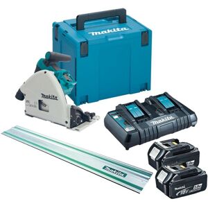 Makita - DSP600PT2 36v Twin 18v Brushless Plunge Cut Circular Saw 1x Guide Rail Makita - DSP600PT2 36v Twin 18v Brushless Plunge Cut Circular Saw 1x Guide Rail