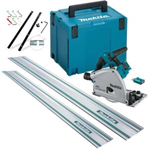 Makita - DSP601ZJU 36v Twin 18v Brushless Plunge Saw Wireless + X2 199141-8 Rails Makita - DSP601ZJU 36v Twin 18v Brushless Plunge Saw Wireless + X2 199141-8 Rails