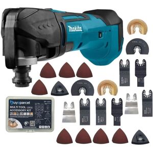 DTM51Z 18v Lithium Multi Tool Keyless Blade Change + 54 Accessories - Makita DTM51Z 18v Lithium Multi Tool Keyless Blade Change + 54 Accessories - Makita