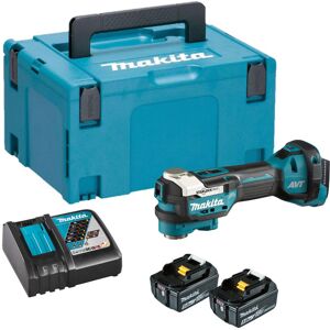 Makita DTM52RTJ 18V LXT Brushless Starlock Max Multi Tool Kit - 2x 5Ah Batteries, Charger & Makpac 3 Case Makita DTM52RTJ 18V LXT Brushless Starlock Max Multi Tool Kit - 2x 5Ah Batteries, Charger & Makpac 3 Case