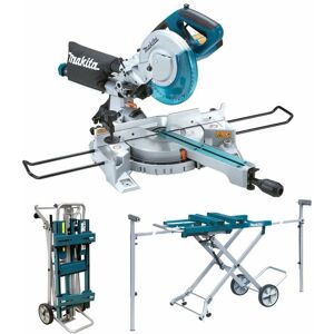 LS0815FL 240v 216mm Sliding Compound Laser Mitre Saw Laser + Leg Stand - Makita LS0815FL 240v 216mm Sliding Compound Laser Mitre Saw Laser + Leg Stand - Makita