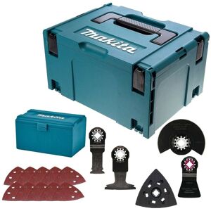 Makita Makpac Case + Starlock Multi Tool 15 Piece Set Plunge Segment Blade DTM52 Makita Makpac Case + Starlock Multi Tool 15 Piece Set Plunge Segment Blade DTM52