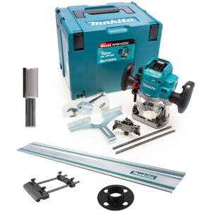 Makita RP001GZ02 40V XGT Brushless 1/2'' Plunge Router 12mm + 1.5m Rail + Cutter Makita RP001GZ02 40V XGT Brushless 1/2'' Plunge Router 12mm + 1.5m Rail + Cutter