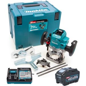 Makita RP001GZ02 40V XGT Brushless 1/2'' Plunge Router 12mm +5Ah Battery Makita RP001GZ02 40V XGT Brushless 1/2'' Plunge Router 12mm +5Ah Battery
