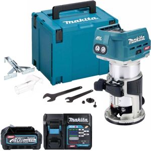 Makita RT001GZ20 40V XGT Cordless Brushless Router Trimmer + 1 x 2.5ah Battery Makita RT001GZ20 40V XGT Cordless Brushless Router Trimmer + 1 x 2.5ah Battery