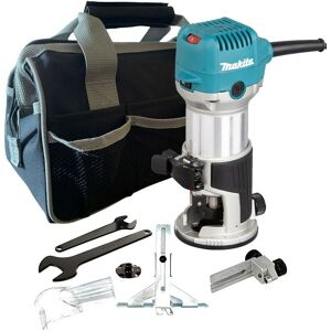 Makita RT0702CX4 1/4"" Router / Laminate Trimmer with Trimmer Guide 240V + Bag Makita RT0702CX4 1/4"" Router / Laminate Trimmer with Trimmer Guide 240V + Bag
