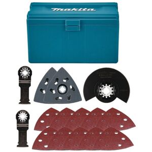 Makita Starlock Multi Tool 15 PC Carpentry Set Plunge Segment Blade DTM52 + Box Makita Starlock Multi Tool 15 PC Carpentry Set Plunge Segment Blade DTM52 + Box