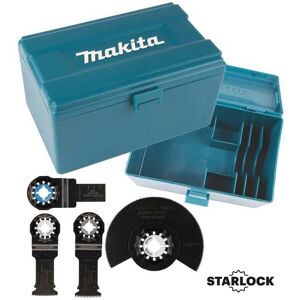 Starlock Multi Tool 4 Piece Plunge Cut Segment Saw Blade 30 50 85mm +Box - Makita Starlock Multi Tool 4 Piece Plunge Cut Segment Saw Blade 30 50 85mm +Box - Makita