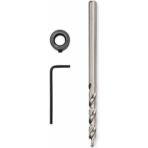 Trimec - Mèche à Bois en Acier Rapide Forets à tige hexagonale 3/8'(9.5mm) avec une Butée de Profondeur Trimec - Mèche à Bois en Acier Rapide Forets à tige hexagonale 3/8'(9.5mm) avec une Butée de Profondeur