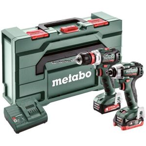 Metabo PowerMaxx Combo Set 2.7.4 12V Combi Drill & Impact Driver With 1x 2.0Ah & 1x 4.0Ah Battery Metabo PowerMaxx Combo Set 2.7.4 12V Combi Drill & Impact Driver With 1x 2.0Ah & 1x 4.0Ah Battery