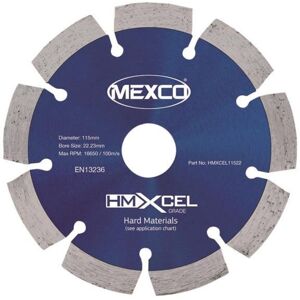 Mexco XCEL Diamond Blade 115mm for Hard Materials Cutting Mexco XCEL Diamond Blade 115mm for Hard Materials Cutting