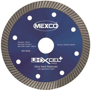 MEXCO UHXCEL+ Ultra Hard Diamond Blade 125mm for Cutting MEXCO UHXCEL+ Ultra Hard Diamond Blade 125mm for Cutting