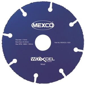 Mexco Wd Xcel Grade Wood Cut Blade 115 x 22mm - Blade Mexco Wd Xcel Grade Wood Cut Blade 115 x 22mm - Blade