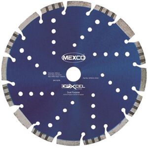 MEXCO DPXCEL23022 XCEL Grade Dual Purpose Diamond Blade 230 x 22mm MEXDPXL23022 MEXCO DPXCEL23022 XCEL Grade Dual Purpose Diamond Blade 230 x 22mm MEXDPXL23022