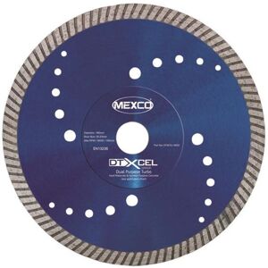 MEXCO DTXCEL18022 XCEL Grade Dual Purpose Turbo Diamond Blade 180 x 22mm MEXDTXL18022 MEXCO DTXCEL18022 XCEL Grade Dual Purpose Turbo Diamond Blade 180 x 22mm MEXDTXL18022