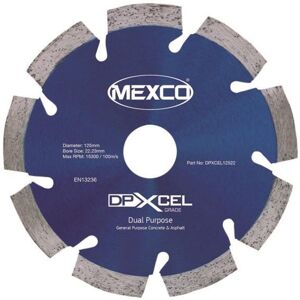 MEXCO DPXCEL12522 XCEL Grade Dual Purpose Diamond Blade 125 x 22mm MEXDPXL12522 MEXCO DPXCEL12522 XCEL Grade Dual Purpose Diamond Blade 125 x 22mm MEXDPXL12522