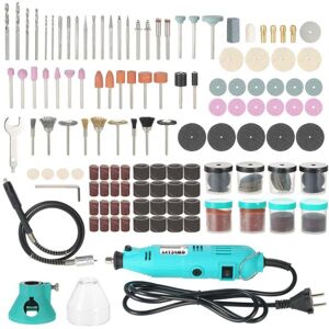Ikodm - Mini Electric Grinder 130W Mini Drill Model Making/Multi-use Rotary Tool - Sculpting/Cutting/Polishing/Sanding/388 Accessories for Crafts & Ikodm - Mini Electric Grinder 130W Mini Drill Model Making/Multi-use Rotary Tool - Sculpting/Cutting/Polishing/Sanding/388 Accessories for Crafts &
