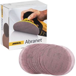 Abranet 125mm Discs 50 pack - P600 - Mirka Abranet 125mm Discs 50 pack - P600 - Mirka