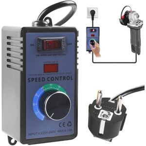 YS-YALOTRS Motor speed regulator: Voltage regulator, speed regulator for angle grinders/blowers/hand drills/circular saws. Voltage regulator, AC 220V 10A 4000W YS-YALOTRS Motor speed regulator: Voltage regulator, speed regulator for angle grinders/blowers/hand drills/circular saws. Voltage regulator, AC 220V 10A 4000W