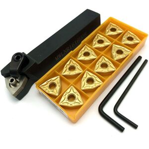 TEHTUY MWLNR2020K08 lathe tool holder + 10 carbide inserts WNMG080404 + lathe wrench TEHTUY MWLNR2020K08 lathe tool holder + 10 carbide inserts WNMG080404 + lathe wrench