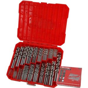 Neilsen Metal HSS Metric 170pc Drill Bits Set 1mm to 10mm for Steel Metal Wood Neilsen Metal HSS Metric 170pc Drill Bits Set 1mm to 10mm for Steel Metal Wood